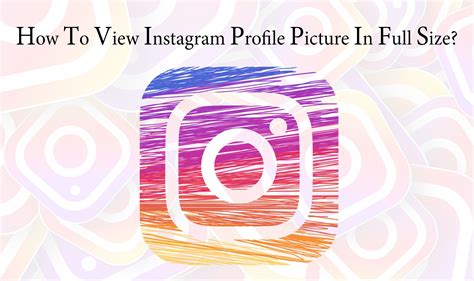 full size instagram profile picture|Instagram